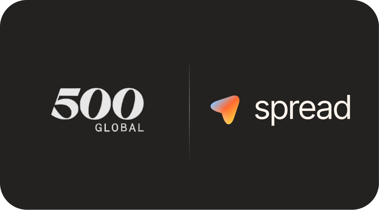500 Global × Go Spread partnership